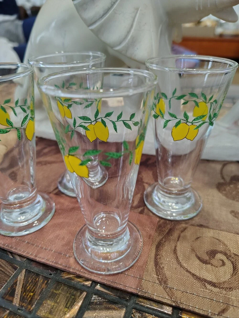 Vintage 2 oz Shot Glass with Lemons 4